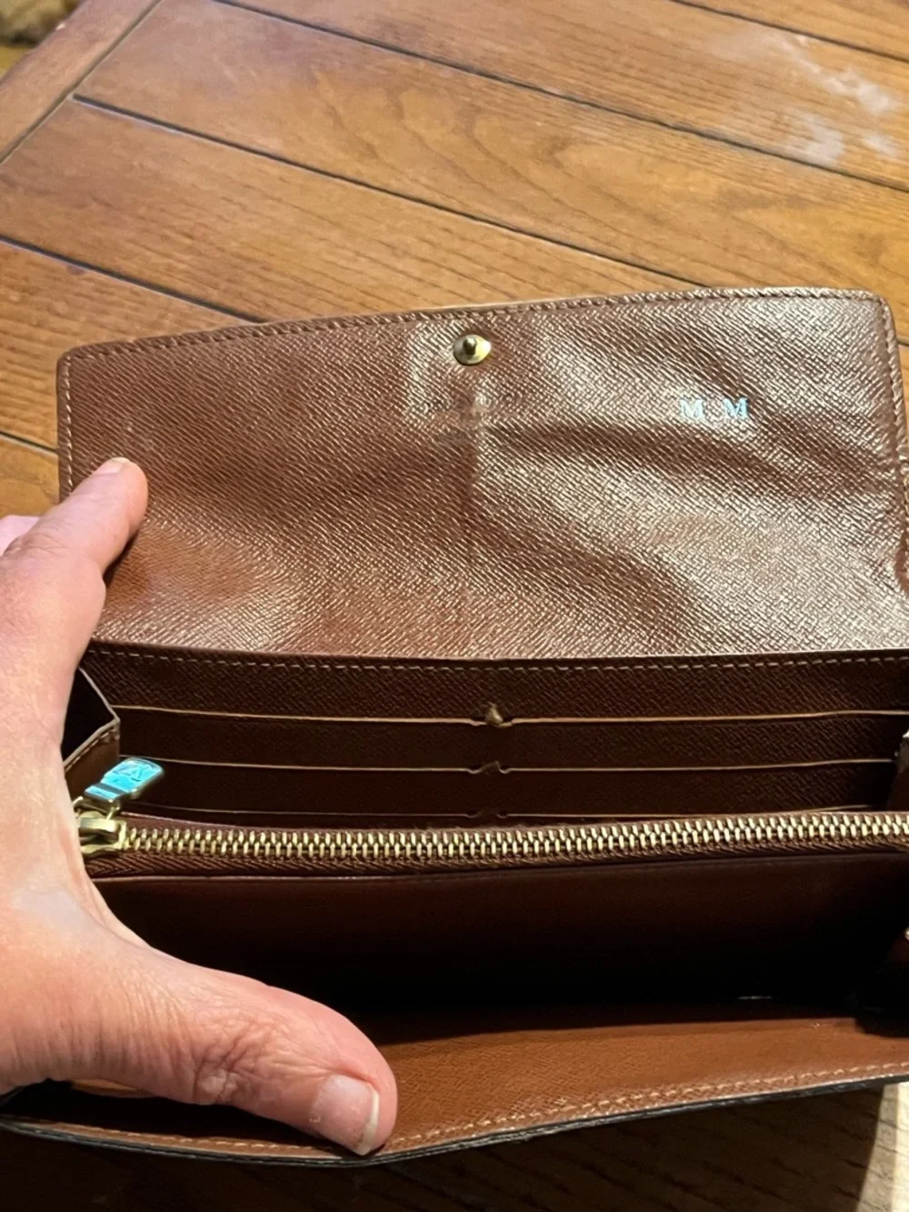 Louis Vuitton Monogram Canvas Long Wallet - Dark Brown Monogram